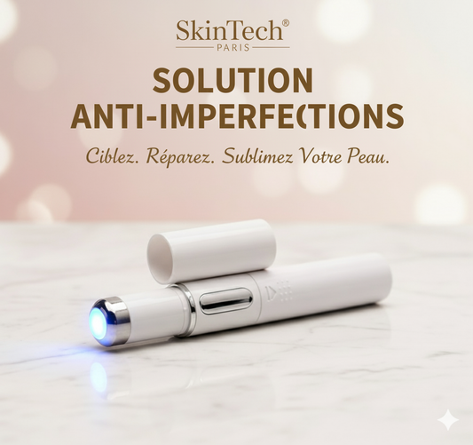 LumiBlue – Stylo Thermo-LED Yeux & Acné SkinTech Paris