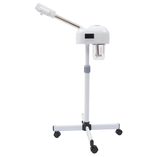 Cuiseur vapeur professionnel pour le visage, brume chaude à l'ozone Nano-Ion avec écran LCD, hauteur réglable pour Salon, maison, Spa, réduction du vieillissement SkinTech Paris