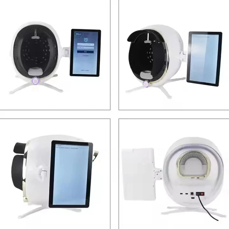 Scanner de peau 3D, analyseur de soins du visage, Machine de moniteur, détecteur de Test de miroir magique, caméra faciale, analyse de Test, Machine de beauté SkinTech Paris